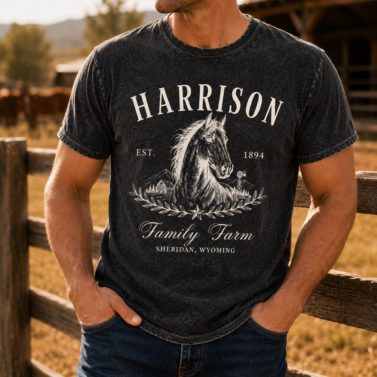 Custom Photo My Horse Wash T-Shirt | Personalized Horse Lover Shirt | Gift For Horse Lovers TOM99