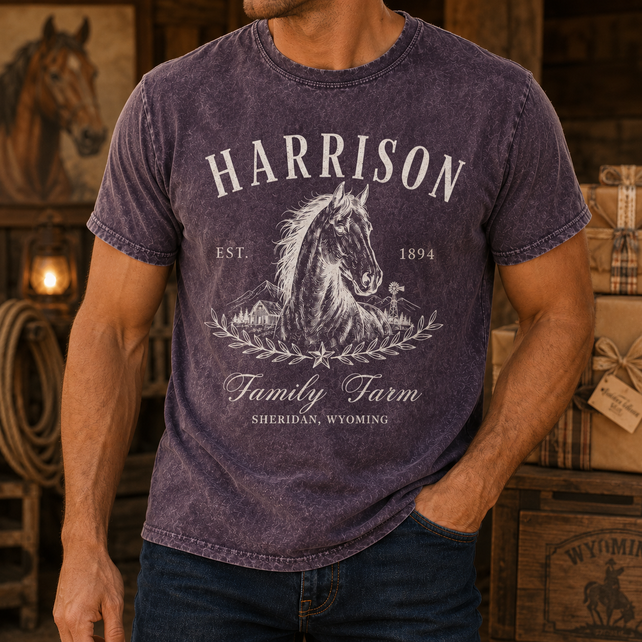 Custom Photo My Horse Wash T-Shirt | Personalized Horse Lover Shirt | Gift For Horse Lovers TOM99