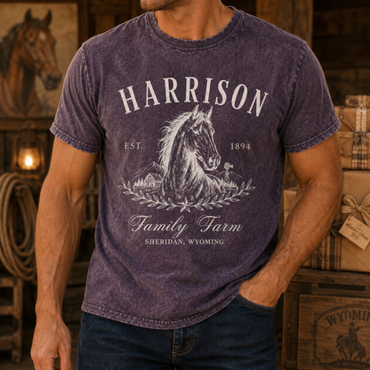 Custom Photo My Horse Wash T-Shirt | Personalized Horse Lover Shirt | Gift For Horse Lovers TOM99