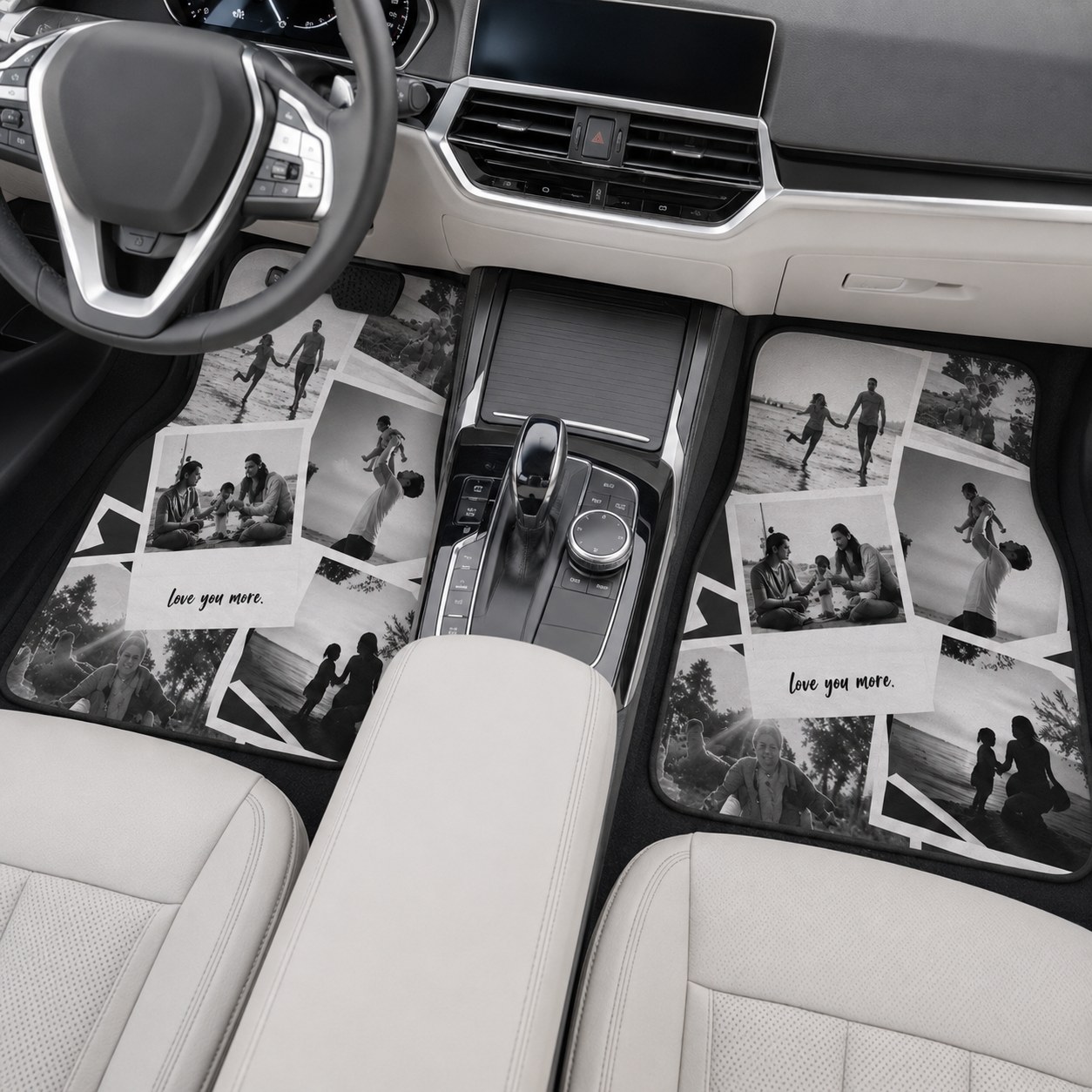 Personalized Dad Memories Flannel Car Floor Mats, Custom Dad Floor Mats, Gift For Dad TOM99