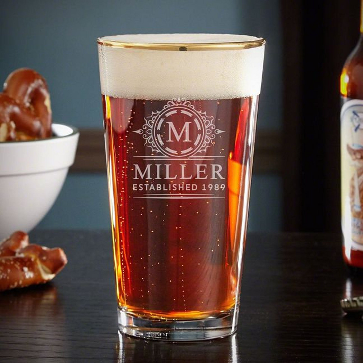 Laser Engraved Pint Glasses Custom