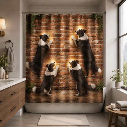 Custom Photo Dog Shower Curtain | Gift For Dog Lovers