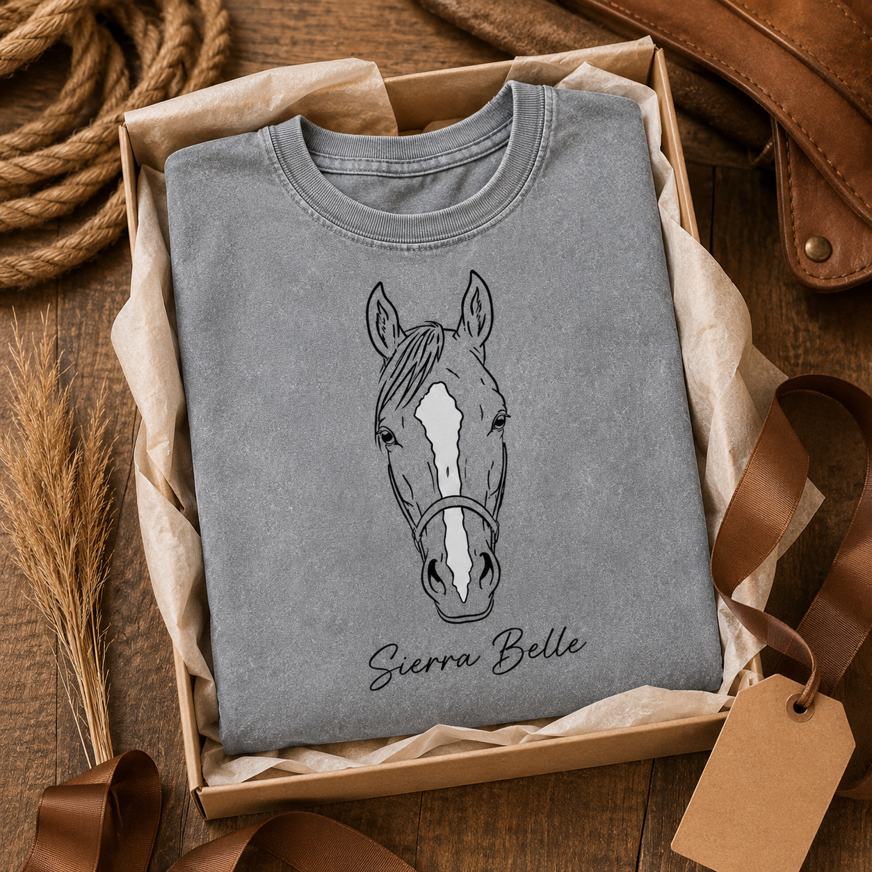 Custom Photo Horse Wash T-Shirt | Personalized Horse Lover Shirt | Gift For Horse Lovers TOM99
