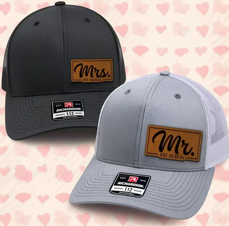Custom Couple Hat | Mr Mrs 2025 Hat | Funny Hat | Couples Gift | Gift For Married