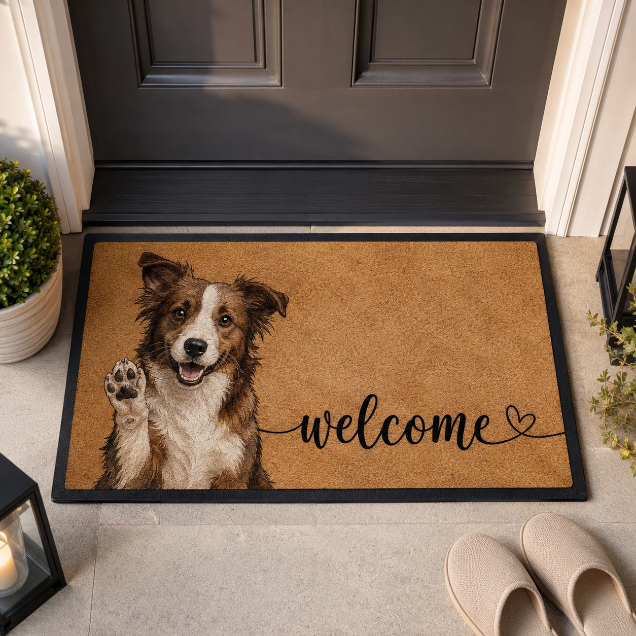 Custom Photo Dog Doormat | Photo Pet Doormat | Gift For Dog Lovers
