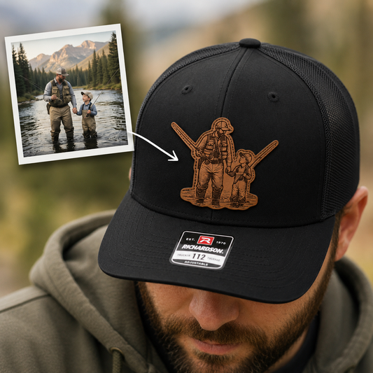 Dad Trucker Hat With Photo– Personalized Dad Hat | Father's Day Gift | Gift For Dad