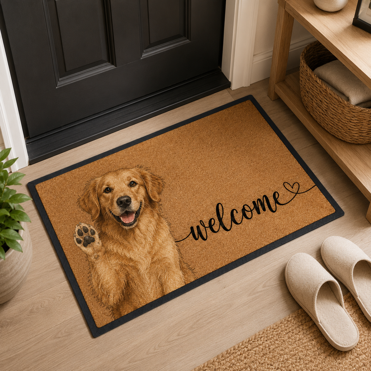 Custom Photo Dog Doormat | Photo Pet Doormat | Gift For Dog Lovers