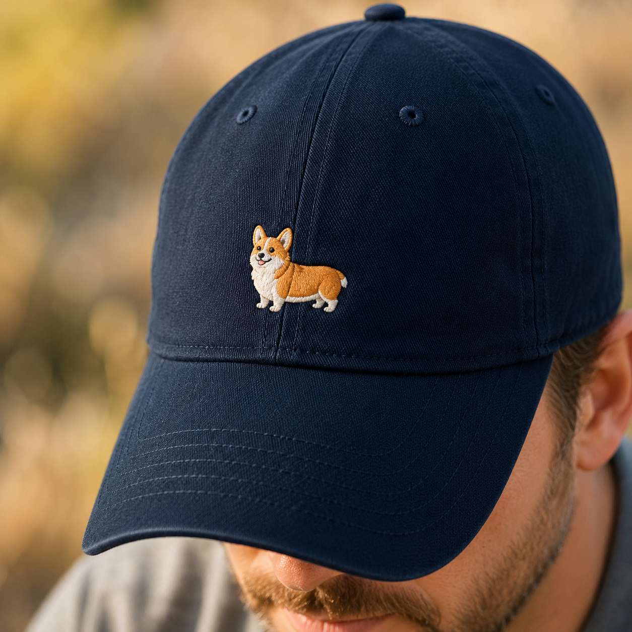 Personalized Dog Trucker Hat, Custom Embroidered Pet Portrait Hat, Memorial Gift THUC99
