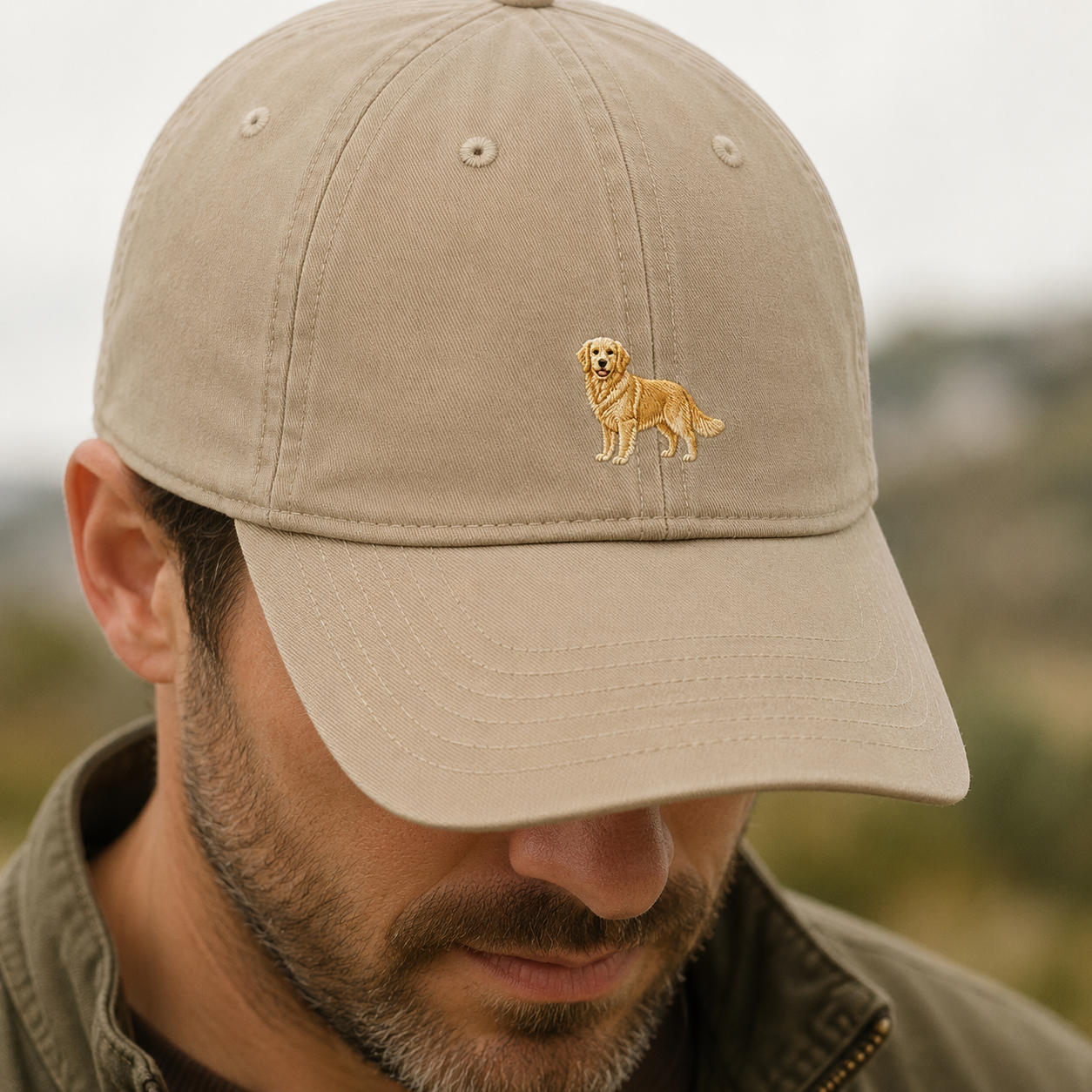 Personalized Dog Trucker Hat, Custom Embroidered Pet Portrait Hat, Memorial Gift THUC99