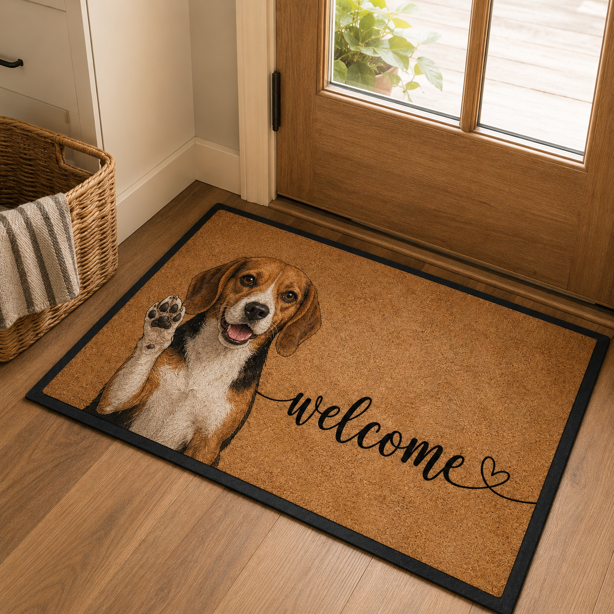 Custom Photo Dog Doormat | Photo Pet Doormat | Gift For Dog Lovers