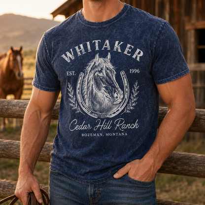 Custom Photo My Horse Wash T-Shirt | Personalized Horse Lover Shirt | Gift For Horse Lovers TOM99