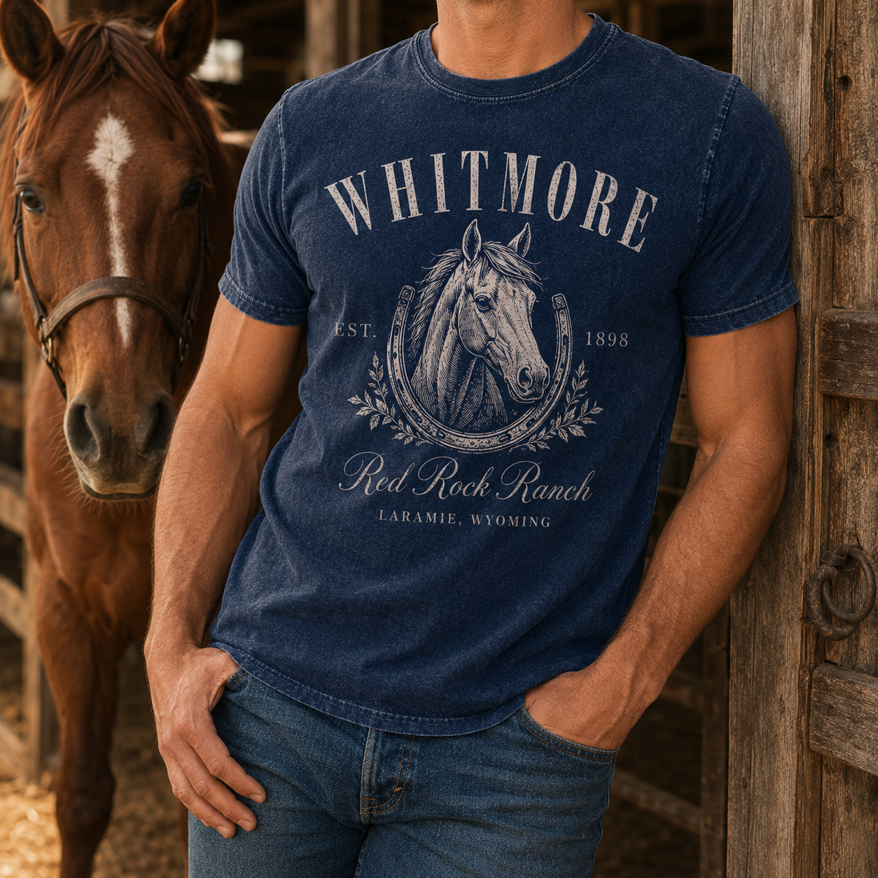 Custom Photo My Horse Wash T-Shirt | Personalized Horse Lover Shirt | Gift For Horse Lovers TOM99