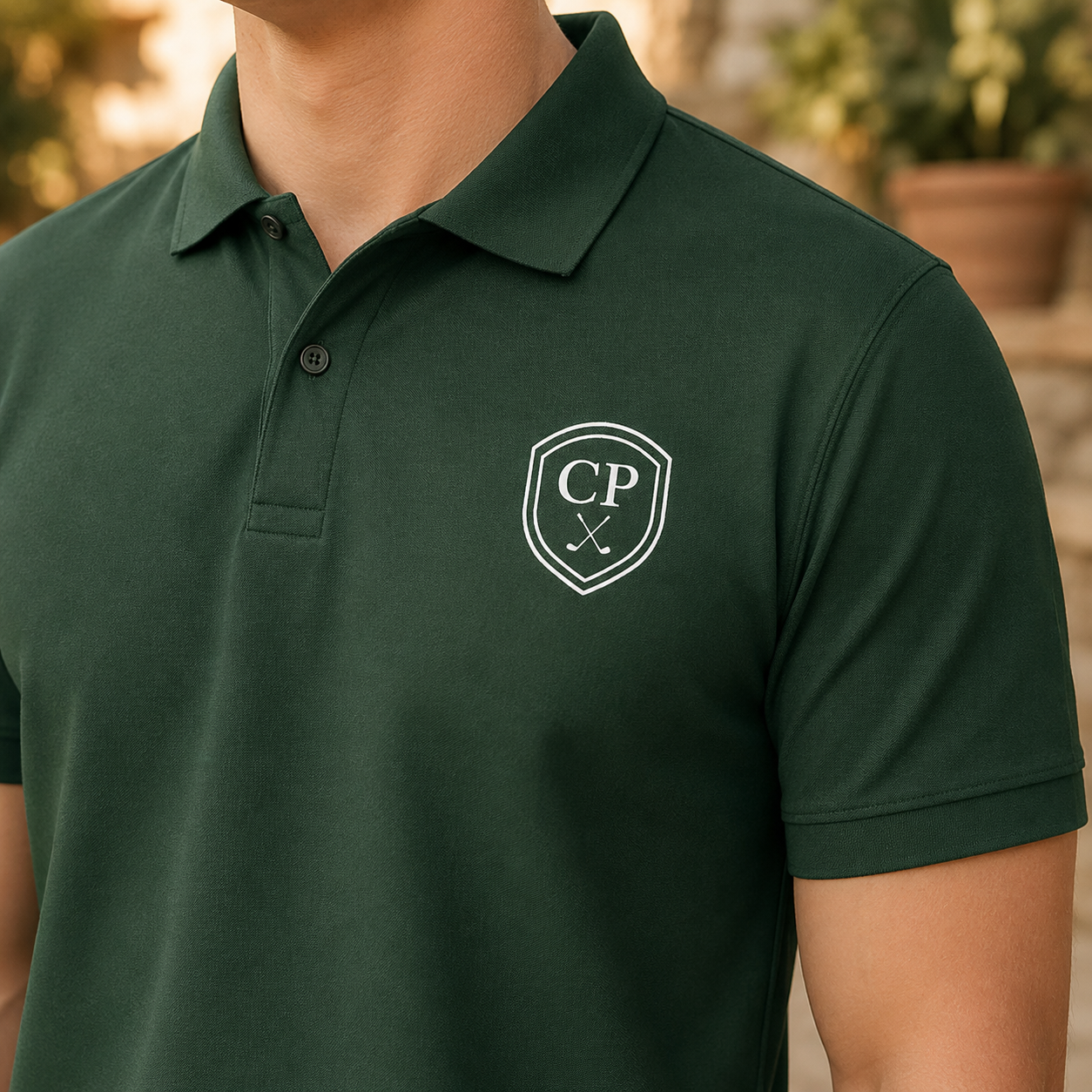 Custom Photo Dad Golf Lover Polo Shirt, Personalized Polo Shirt For Husband Dad Grandfather TOM99