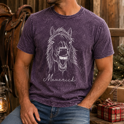 Custom Photo Horse Face Wash T-Shirt | Personalized Horse Lover Shirt | Gift For Horse Lovers TOM99