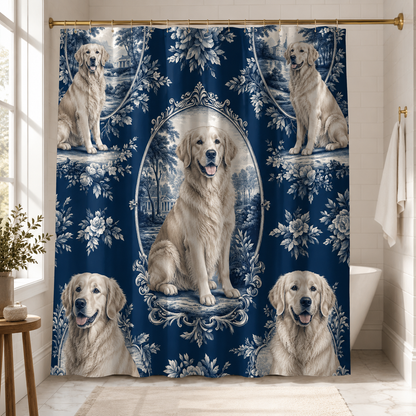 Custom Photo Dog Shower Curtain | Gift For Dog Lovers