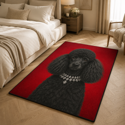 Custom Photo Dog Area Rug | Gift For Dog Lovers