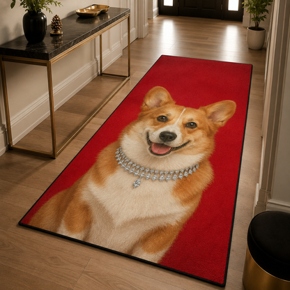 Custom Photo Dog Area Rug | Gift For Dog Lovers