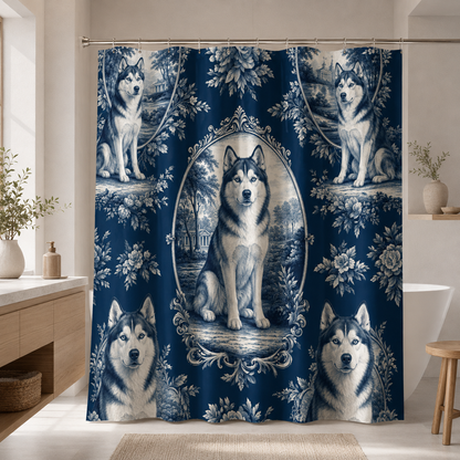 Custom Photo Dog Shower Curtain | Gift For Dog Lovers