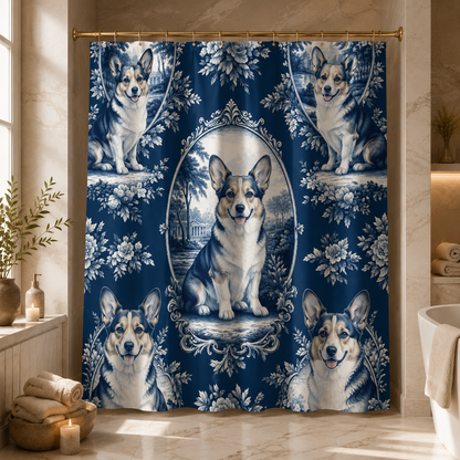 Custom Photo Dog Shower Curtain | Gift For Dog Lovers