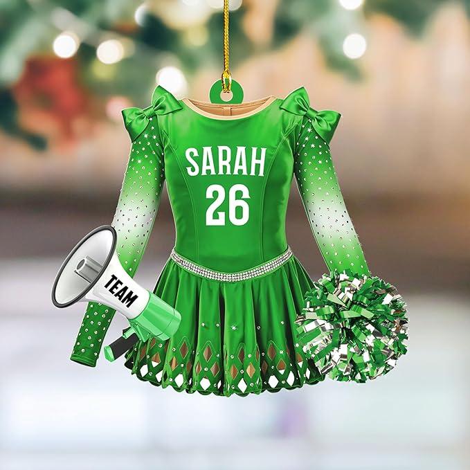 Custom Cheerleaders Style 13 Christmas Ornament