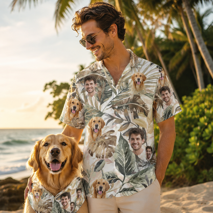 Custom Photo Dog Hawaiian Shirt, Personalized Hawaiian Shirt, Dog Lover Vacation Gift For Dog
