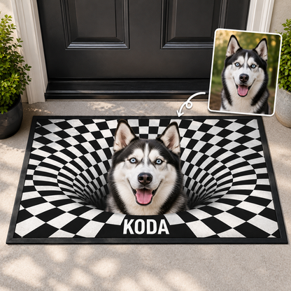 Custom Photo Funny Dog Doormat | Photo Pet Doormat | Gift For Dog Lovers
