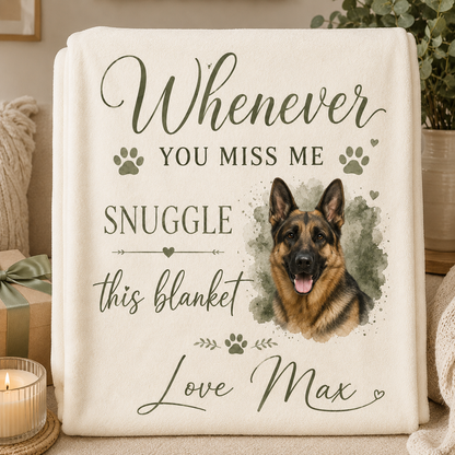 Custom Photo Dog Memories Blanket | Personalized Dog Lovers Gifts | Gift For Dog Lovers TOM99