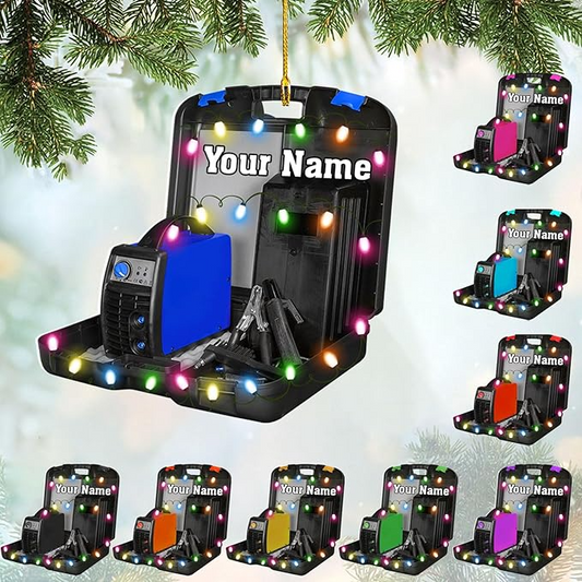 Custom Welder Tool Christmas Ornament