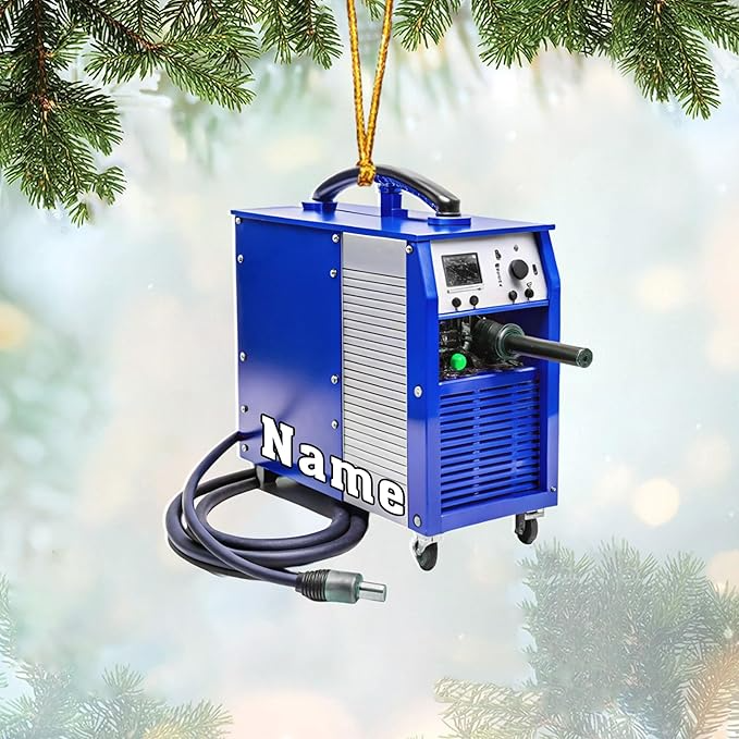 Custom Welder Tool Christmas Ornament