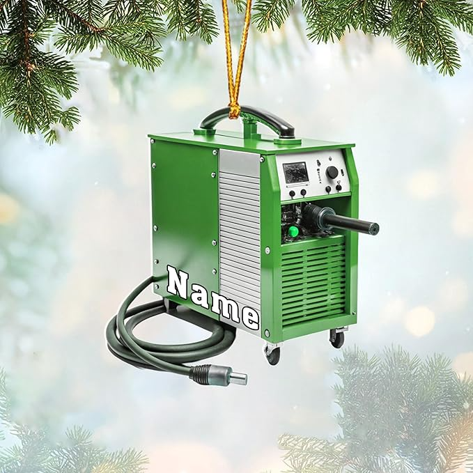 Custom Welder Tool Christmas Ornament