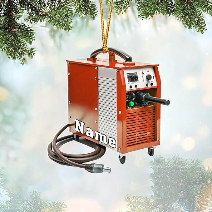 Custom Welder Tool Christmas Ornament