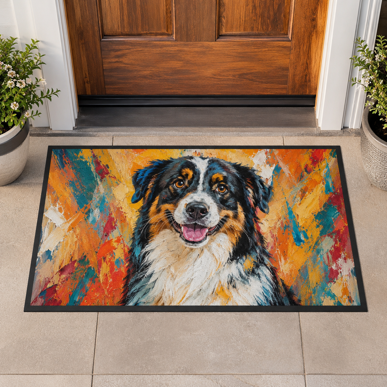 Custom Photo Funny Dog Doormat | Photo Pet Doormat | Gift For Dog Lovers