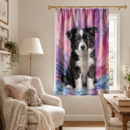 Custom Photo Dog Window Curtain | Gift For Dog Lover